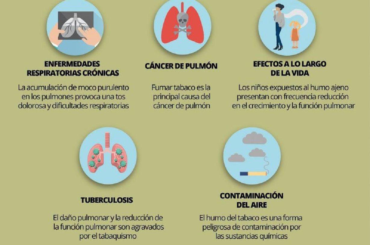 Revelan que el 14-en-porciento- de muertes se vincula al tabaquismo en el paiacutes