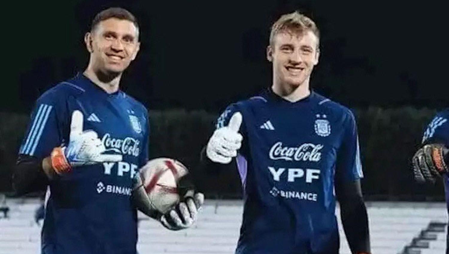 La Scaloneta apoya a los pibes- Dibu me mandoacute un mensaje dijo Gomes Gerth