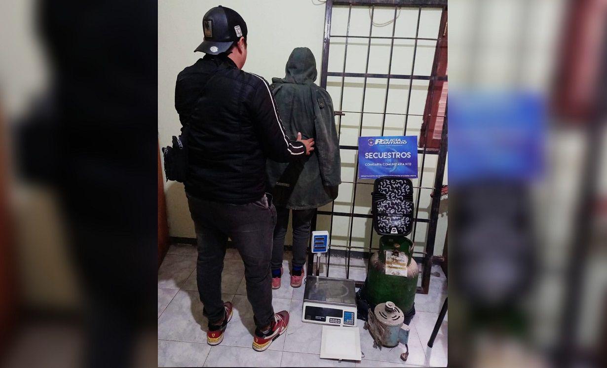 Roboacute varios bienes de una casa en La Banda y cayoacute preso gracias a filmaciones y testimonios