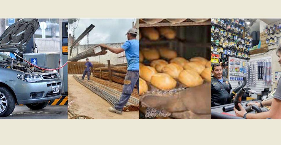Ventas de combustibles de repuestos para automóviles panaderías y corralones de construcción