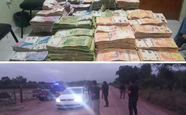 Una pareja saltentildea fue demorada por transportar casi 9 millones de pesos sin poder justificar su procedencia