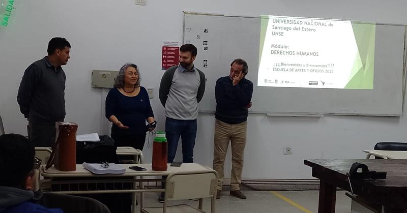 Curso de Derechos Humanos en la Escuela de Artes y Oficios