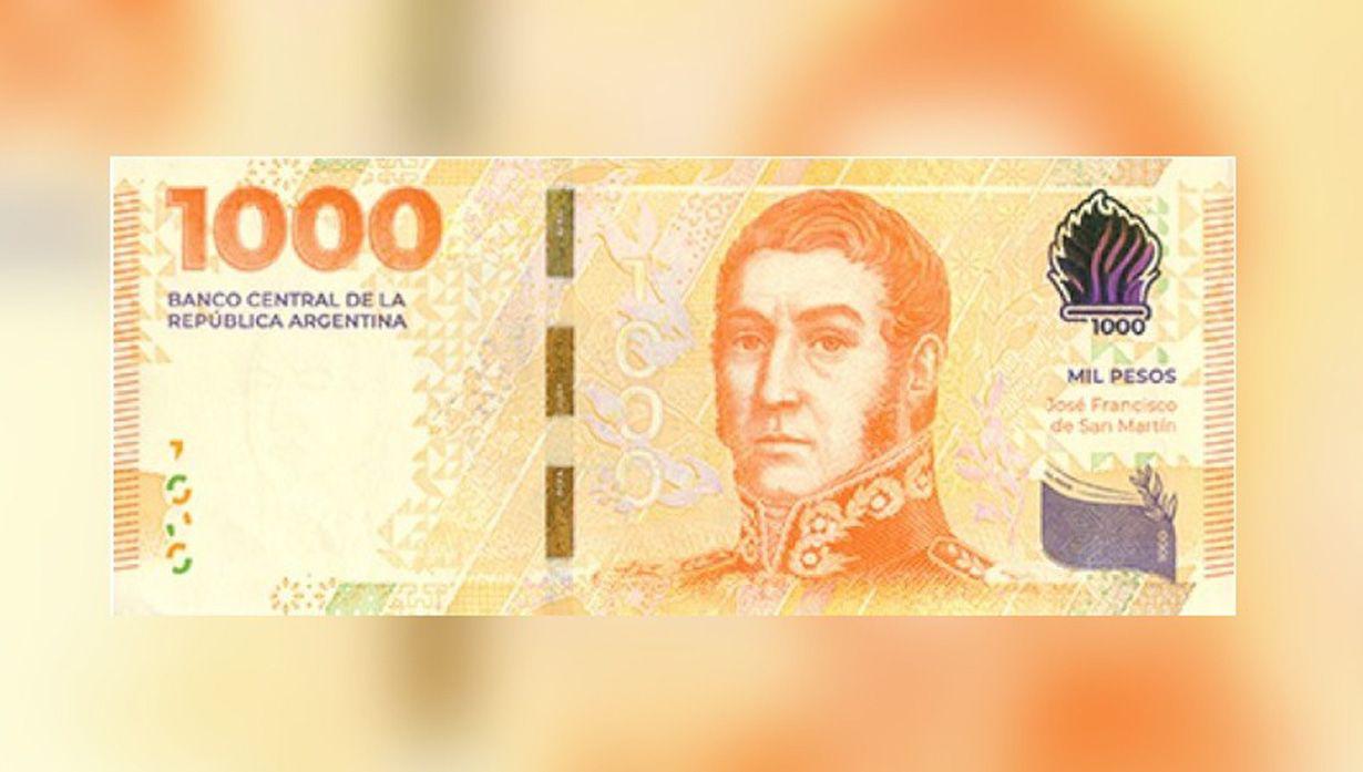 Premiaron al nuevo billete de 1000 como el maacutes seguro de Ameacuterica Latina