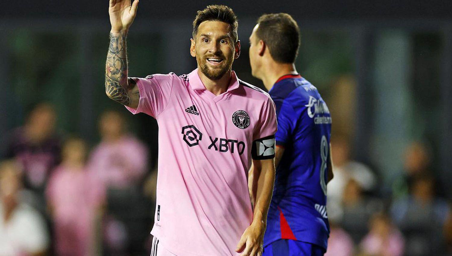 Messi- Estoy muy contento de estar acaacute