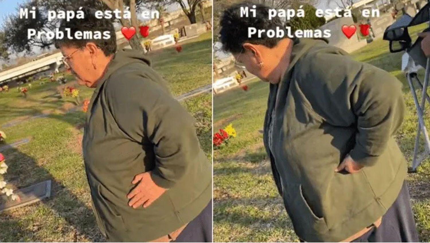 Visitoacute la tumba de su marido encontroacute un regalo de la otra