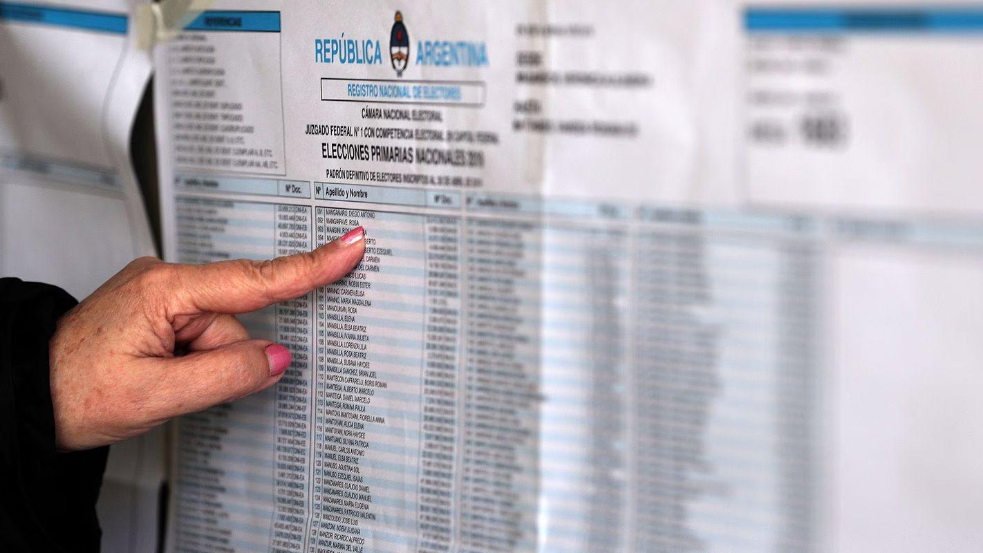 Se acercan las PASO- consulta el padroacuten definitivo para las elecciones del 13 de agosto