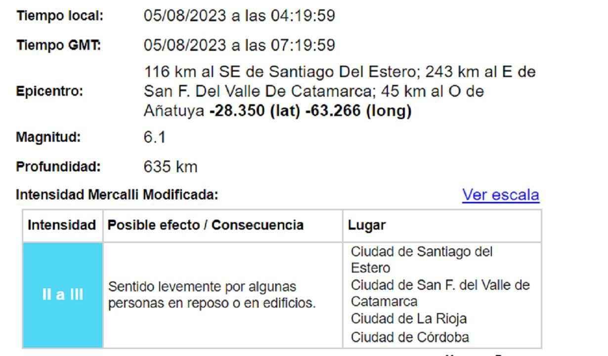 Tembloacute Santiago- se registroacute un sismo de 61 de magnitud