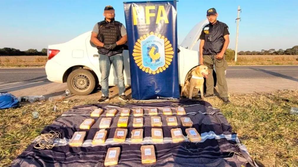 Pareja de santiaguentildeos simulaban traer juguetes desde Salta pero era otra cosa