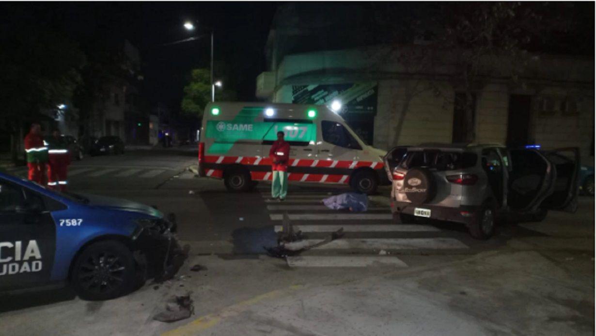 Terrible persecucioacuten tiroteo choque y un muerto