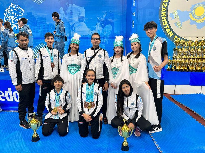 Santiago del Estero cosechoacute ocho medallas en Kazajistaacuten