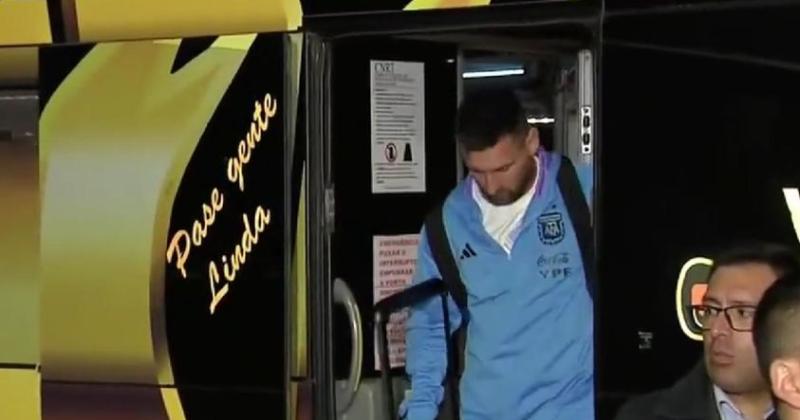 Los hinchas bolivianos estallaron por Messi