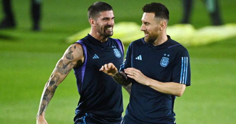 De Paul- Messi es un ejemplo porque perdioacute el cumpleantildeos de su hijo para estar