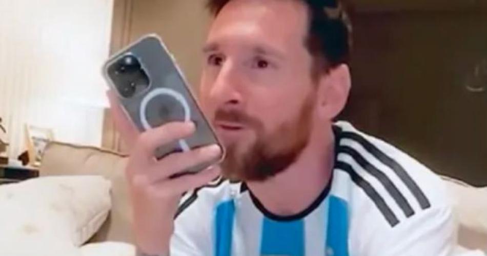 Revelacioacuten viral- la foto de perfil que tiene Lionel Messi en WhatsApp