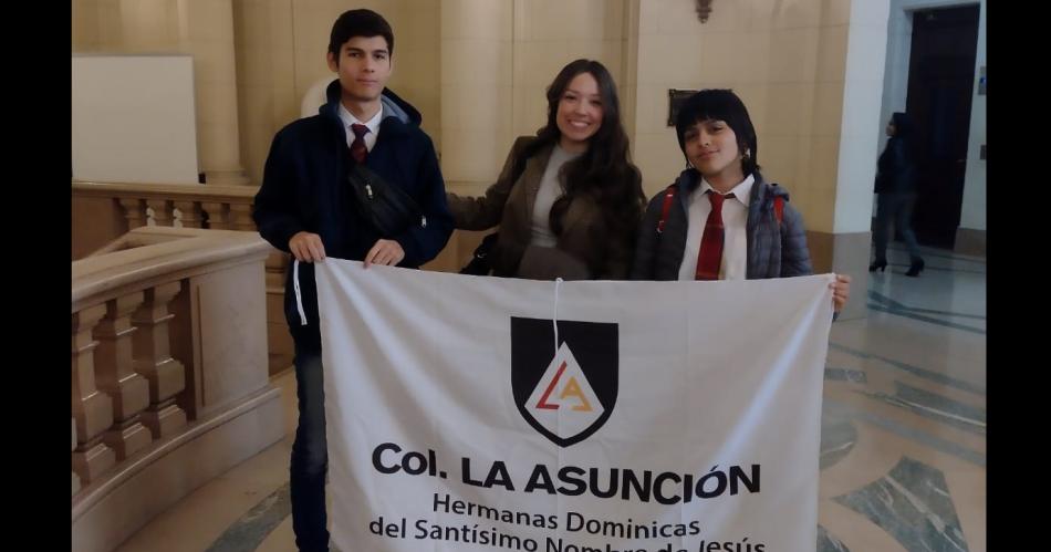 En concurso nacional premian a dos alumnos de La Asuncioacuten