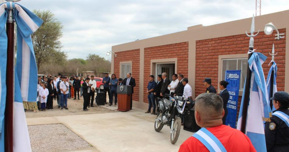Inauguran dos nuevos Destacamentos Policiales en   los parajes Candelaria y Ranchillo
