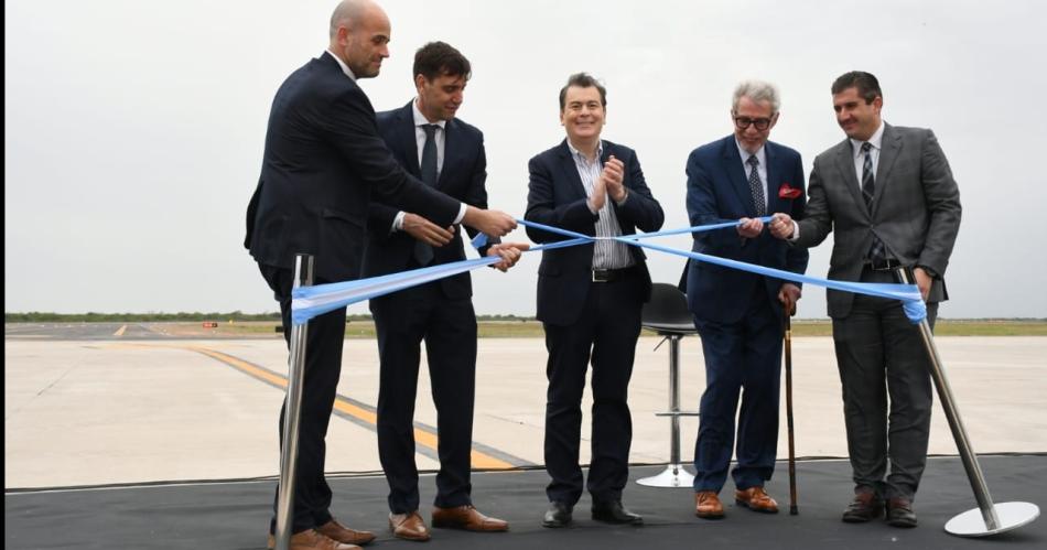 Zamora habilitoacute obras para ampliar la operatividad del Aeropuerto de Las Termas