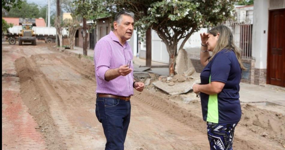 Etapa final de pavimentacioacuten del Pasaje Misiones de La Banda