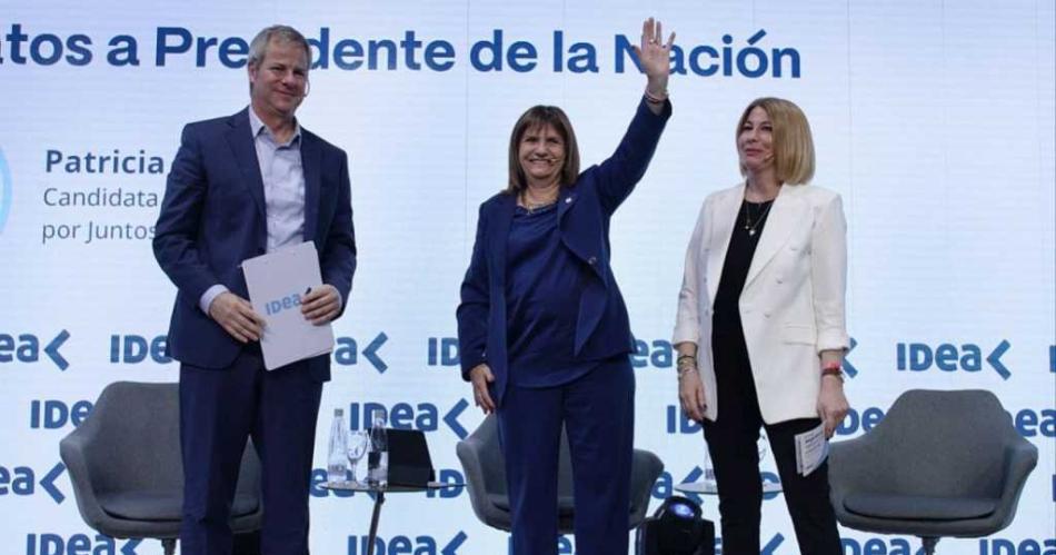 Para Bullrich Massa y Milei son la continuacioacuten de la corrupcioacuten kirchnerista