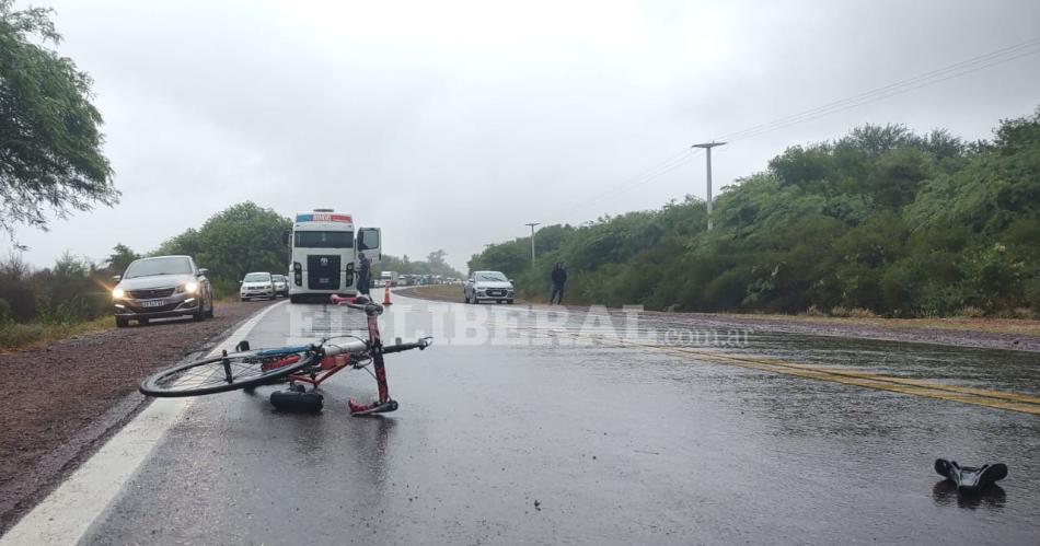 Ruta 9- ciclista murioacute embestido por una camioneta que se fugoacute