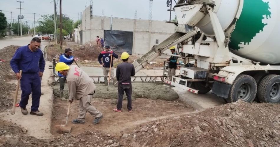 Avanzan obras de infraestructura en diversas calles de la ciudad