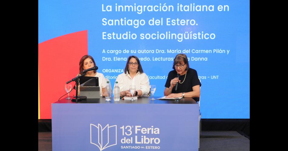 OBRA María del Carmen Piln presentó anoche su obra en la Feria del Libro de Santiago del Estero