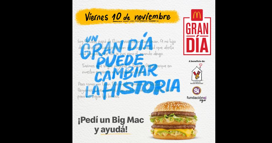 Hoy es el Gran Diacutea en Santiago- compraacute un Big Mac y ayudaacute a miles de personas