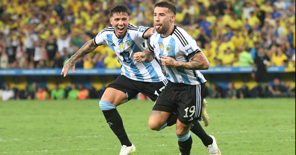 VIDEO- Reviviacute el gol de Otamendi para el histoacuterico triunfo ante Brasil