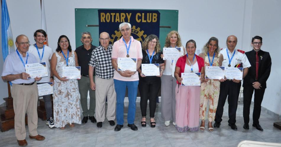El Rotary Club Termas brindoacute reconocimiento a personalidades destacadas