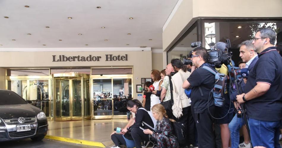 Javier Milei se reunioacute con Joseacute Luis Espert en el Hotel Libertador