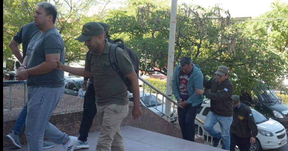 DESFILE- Gendarmes y civiles unidos por una presunta asociación ilícita