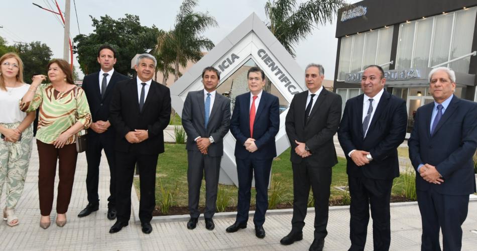 Zamora dejoacute inaugurado el edificio de la Direccioacuten General de Policiacutea Cientiacutefica