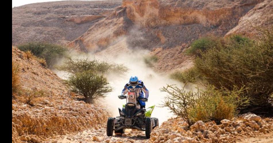 Manuel And�jar fue tercero y sigue como líder en la general en cuatriciclos