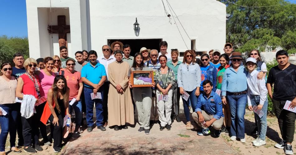 Histoacuterica y exitosa visita a la regioacuten de evangelizacioacuten de Mama Antula a la vera del Riacuteo Salado