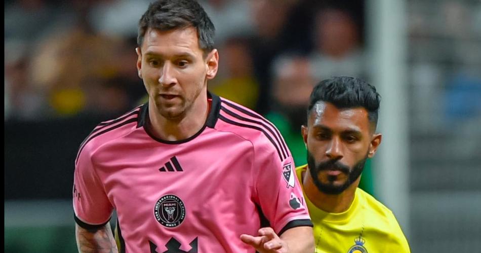 Golearon al Inter Miami con pocos minutos de Messi