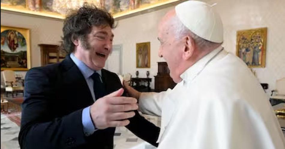 Javier Milei tras la reunioacuten con el papa- Soy catoacutelico y tambieacuten practico algo de judaiacutesmo