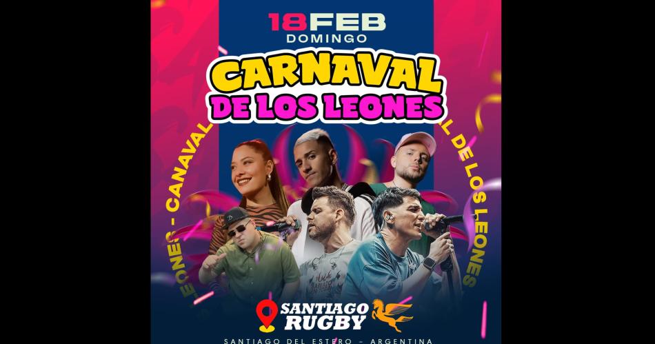 EL LIBERAL te lleva al carnaval de Los Leones de este domingo 18 de febrero