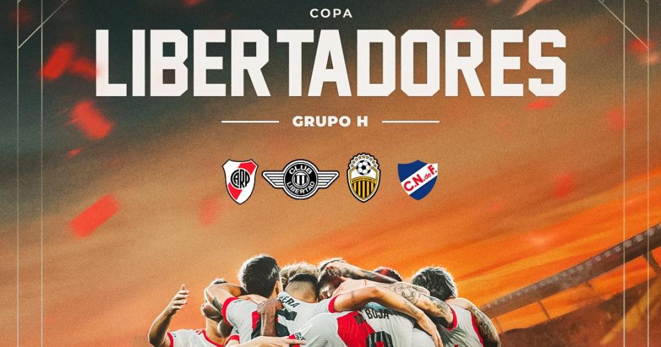 Diacuteas horarios y fixture completo de River en la Copa Libertadores