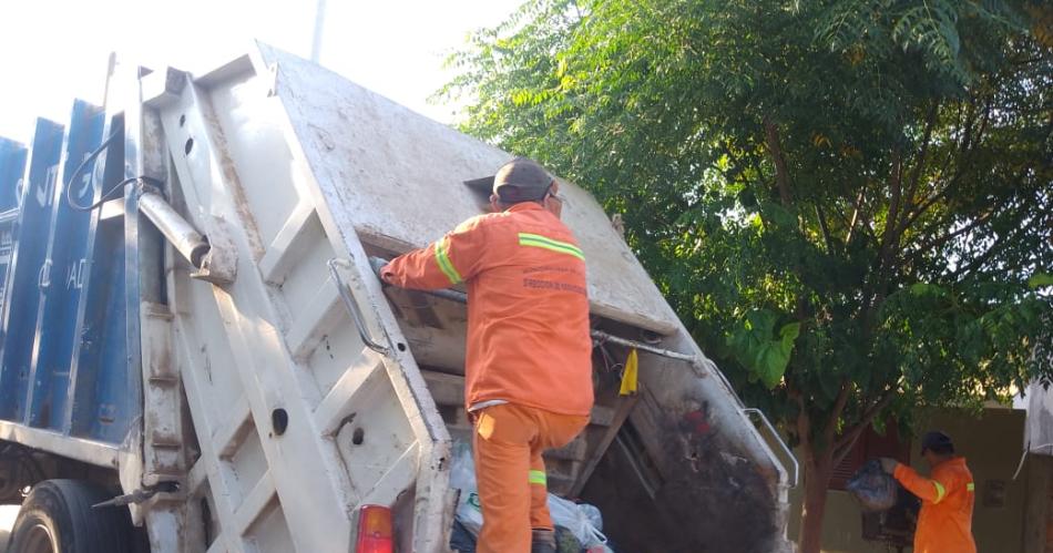 La Municipalidad realizoacute la recoleccioacuten de residuos domiciliaria este Viernes Santo