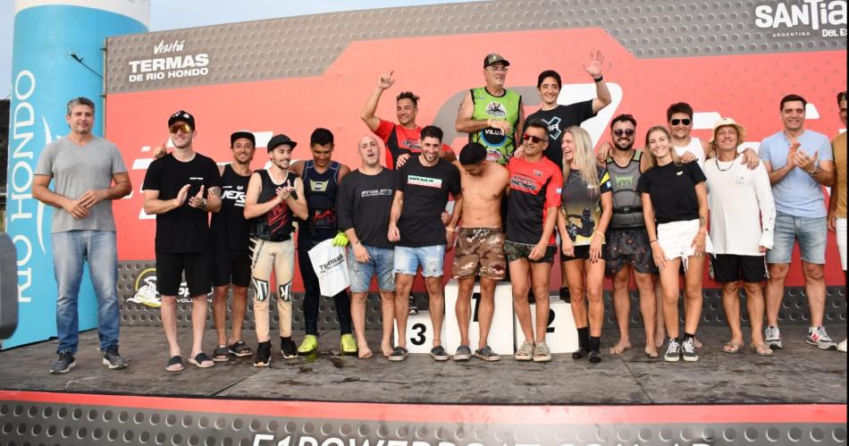 Cierre de lujo del F1 Power Boat en Termas de Riacuteo Hondo