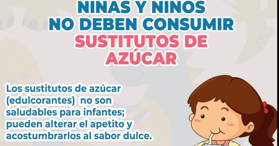 Desaconsejo el reemplazo de azuacutecar por edulcorante en la alimentacioacuten del nintildeo sano