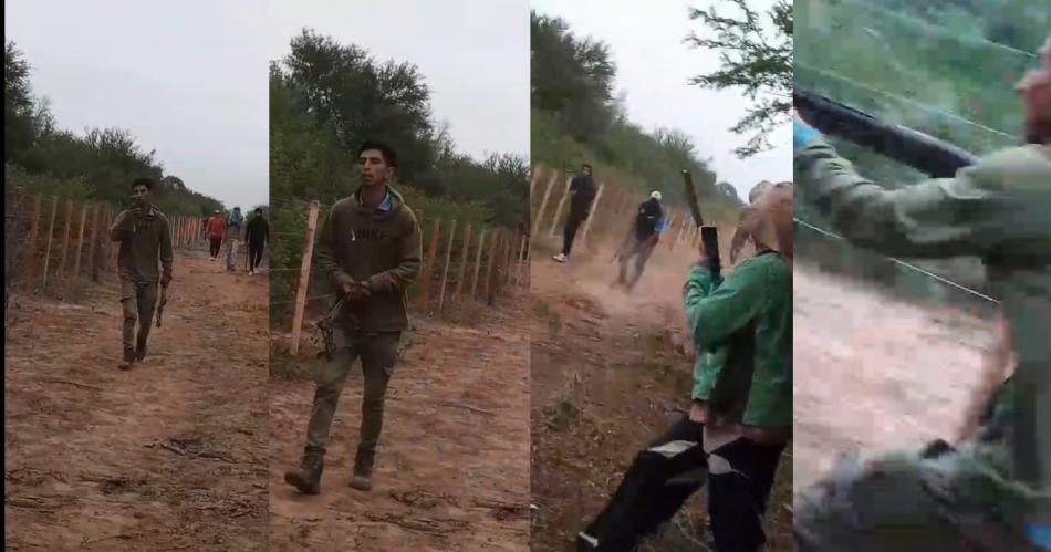 EVIDENCIA El principal acusado fue captado por la cmara de un celular cuando iniciaba el conflicto y la balacera