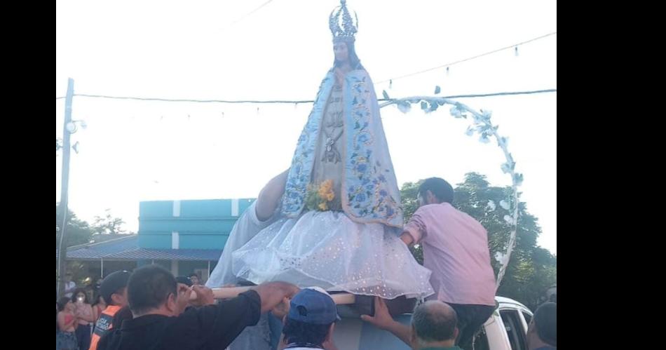 La Virgen del Valle fue homenajeada al realizarse su fiesta patronal en Laprida