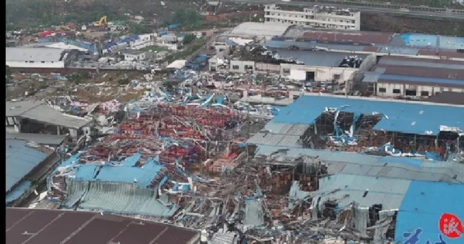 Tornado en China dejoacute al menos 5 muertos