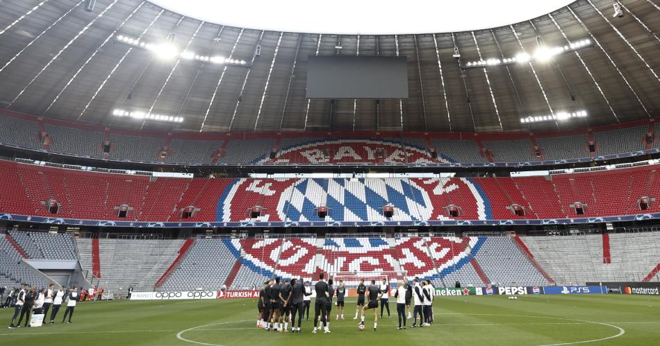 IMPONENTE Real Madrid llegó a Alemania y se entrenó ayer en el Allianz Arena la casa del Bayern M�nich