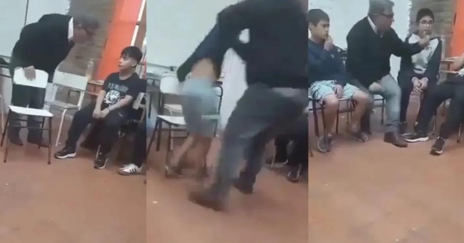 VIDEO- Apartaron a un profesor por maltratar a sus alumnos