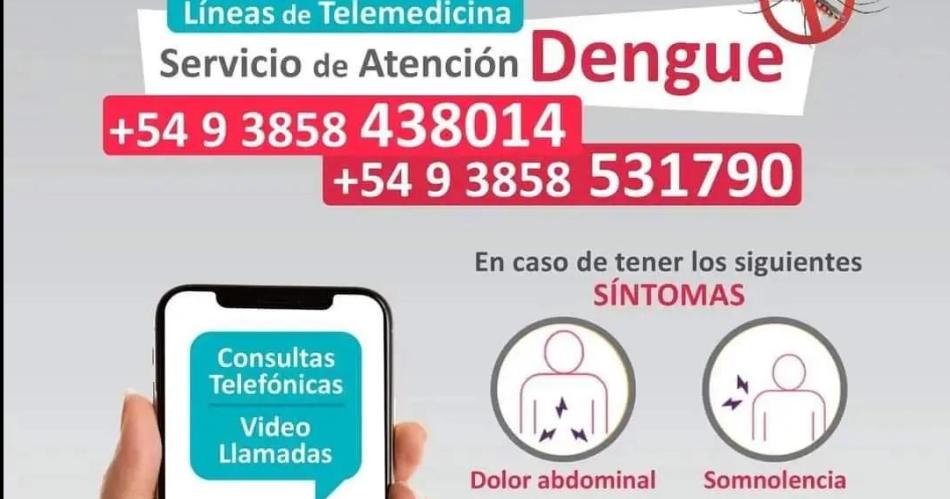Los termenses tienen el servicio de Telemedicina y atencioacuten por dengue