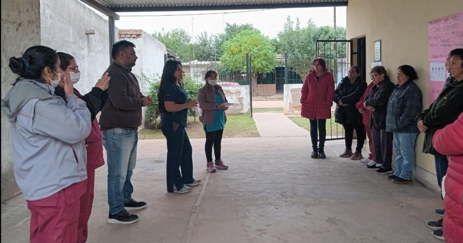 Colocaron parches mamarios en la Sala del Bordm San Javier