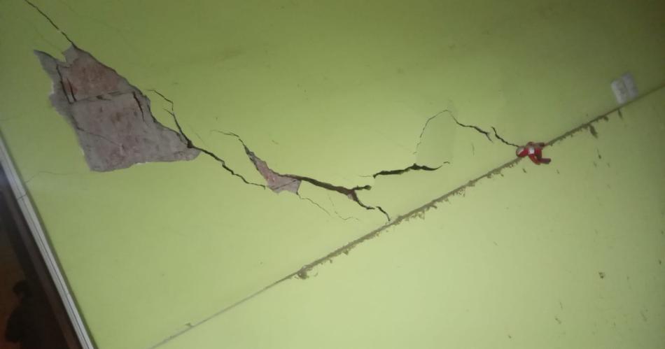 Desalojan a cuatro familias por un peligro de derrumbe