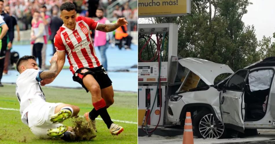 El futbolista Tiago Palacios quedó detenido (Fotos- AFP y NA)