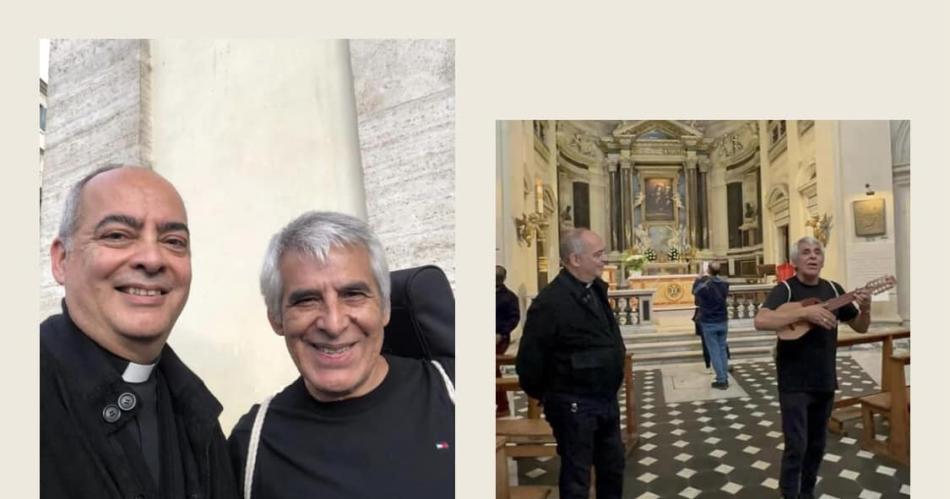 Peteco Carabajal participoacute de la audiencia puacuteblica con el Papa Francisco y habloacute con EL LIBERAL